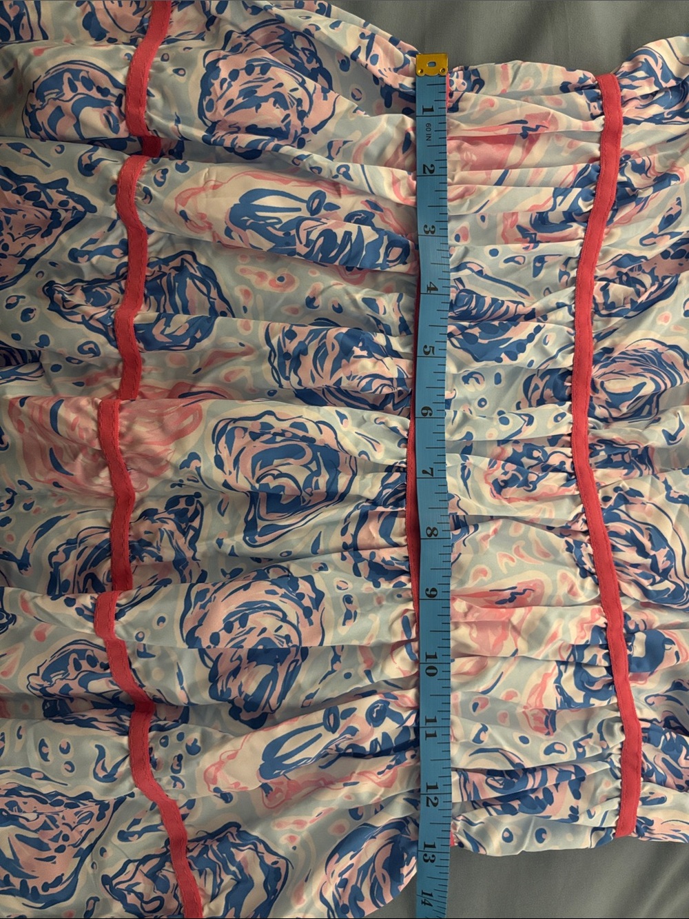 Simply Southern Pink and Blue Floral Midi Dress - Picture 8 of 9